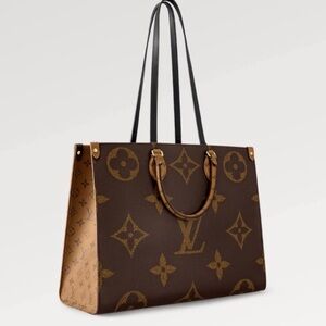 Louis Vuitton Dark Brown Monogram Tote